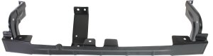 Upper Front Bumper Retainer for Nissan Frontier 2005-2008, 2-Piece Type, with Chrome Bumper, 4.0L Engine, Plastic/Steel, Replacement