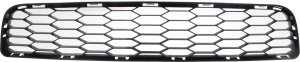Front Bumper Grille for Nissan Sentra Sport Type SR Model, 2013-2015, Textured Black, Replacement