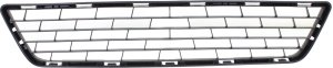 Textured Black Standard Type Front Bumper Grille for Nissan Sentra S/SL/SV Models, 2013-2015, Replacement
