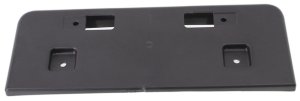 Front License Plate Bracket for Nissan Sentra 2000-2003, Textured Black, Replacement