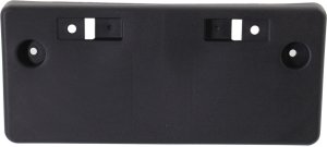 Front License Plate Bracket for Nissan Versa Sedan, 2012-2014, Black, Replacement