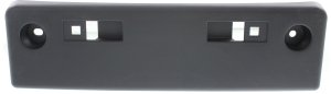 Front License Plate Bracket for Nissan Versa 2007-2012, Textured Black, Compatible with Hatchback & Sedan (2007-2011), Replacement