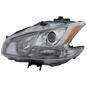 Headlight Assembly for Nissan Maxima 2009-2014, Left (Driver), HID/Xenon with HID Kit - Clear Lens, Replacement