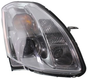 Headlight Assembly for Nissan Maxima 2004, Right (Passenger) Side, with HID/Xenon Kit, Replacement