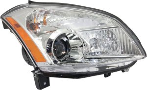 Headlight Assembly for Nissan Maxima 2007, Right (Passenger) Side, Halogen, Replacement