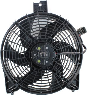 A/C Condenser Fan Assembly for Nissan Armada 2005-2013, Titan, Infiniti QX56 2004-2010, Single Fan, Replacement
