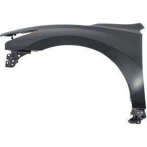Front Fender for Nissan Altima 2013-2015 Sedan, Left (Driver), Steel, Primed (Ready to Paint), w/o Side Light Hole, Replacement