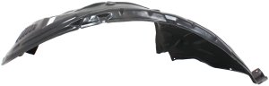 Front Fender Liner, Inner, Plastic, Vacuum Form for Nissan Murano 2009-2010, Left (Driver), Replacement