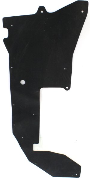 Engine Splash Shield for Nissan Frontier 1998-2004, Right (Passenger) Side Under Cover, Replacement