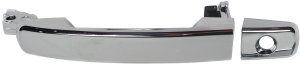 Front Exterior Door Handle for Nissan Maxima 2004-2008/Frontier 2005-2015, Left (Driver), All Chrome, Replacement