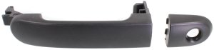 Front Exterior Door Handle for Nissan Versa 2007-2012, Left (Driver), Primed (Ready to Paint), with Hole, Without Smart Entry System (Sedan Until 2011/Hatchback), Replacement