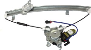Front Window Regulator for Nissan Pathfinder/Infiniti QX4 1998-2001, Right (Passenger), Power with Motor, Replacement