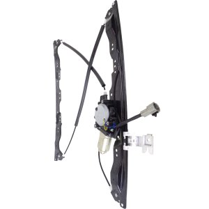 Front Window Regulator with Power Motor for Nissan Armada/Titan 2004-2015, Infiniti QX56 2004-2010, Left (Driver), Replacement