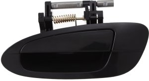 Rear Exterior Door Handle for Nissan Altima 2002-2006, Left (Driver), Smooth Black, Replacement