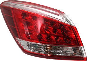 Tail Light Assembly for Nissan Murano 2011-2012, Left (Driver) Side, Excludes CrossCabriolet Model, Compatible up to March 2012, Replacement