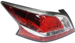 LED Type Tail Light Assembly for Nissan Altima 2014-2015, Left (Driver) Side, Replacement