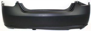 Rear Bumper Cover for Nissan Maxima 2007-2008, Primed (Ready to Paint), Without Park Assist Sensor Holes, Replacement