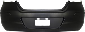 Rear Bumper Cover for Nissan Versa 2007-2012, Primed (Ready to Paint), Excluding Sport Package, S Model 2012 Hatchback, Replacement