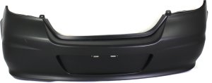 Rear Bumper Cover for Nissan Versa 2008-2012, Primed (Ready to Paint), with Sport Package for SL Model 2012 Hatchback, Replacement