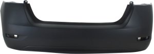 Rear Bumper Cover for Nissan Sentra 2013-2015, Standard Type, Fits S/SL/SV Models, Primed (Ready to Paint), Replacement