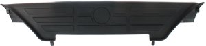 Center Rear Bumper Step Pad for 2004-2015 Nissan Titan, Textured Black Finish, Replacement