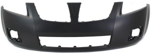 Front Bumper Cover for Pontiac Vibe 2009-2010, Primed (Ready to Paint), Suitable for All-Wheel Drive / Base Models, Replacement
