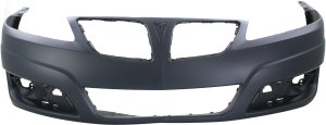 Front Bumper Cover for Pontiac G6 2009-2010, Primed (Ready to Paint), with Custom Trim Package, Excludes GXP Model, Replacement
