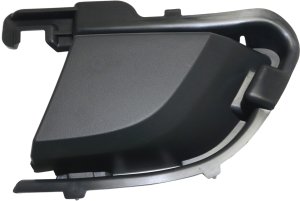 Fog Light Cover for Porsche Cayenne/Macan 2015-2018, Left (Driver), Textured, Without Park Assist Sensor Holes (Cayenne, GTS/Turbo/Turbo S/Macan, Turbo Models, Without Sport Design Package), Replacement