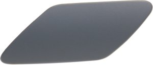 Headlight Washer Cover for Porsche Cayenne, Turbo/Turbo S Models, 2011-2014, Left (Driver), Primed (Ready to Paint), Replacement