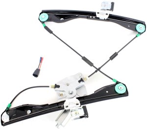 Front Window Regulator for Pontiac G6 2005-2009, Right (Passenger), Power, with Motor, Sedan, Replacement