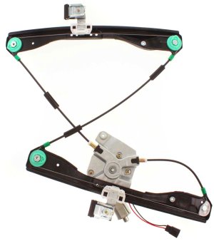 Power Front Window Regulator with Motor for Pontiac G6 Sedan 2005-2009, Left (Driver) Side, Replacement