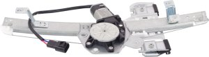 Power Rear Window Regulator with Motor for Pontiac G8 2008-2009, Chevrolet Caprice 2011-2017, Left (Driver), Replacement