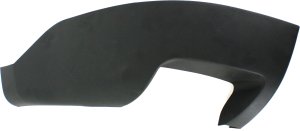 Rear Bumper End for Pontiac Torrent 2006-2009, Left (Driver) Side, Lower Section, Textured Black, Excluding GXP Model, Replacement