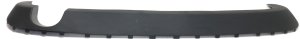 Rear Lower Valance for GRAND PRIX (2004-2008), Lower Cover Textured with Single Exhaust Hole, Excludes GTP/GXP Models, Replacement
