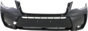 Front Bumper Cover for Subaru Forester 2014-2018, Primed (Ready to Paint), 2.0L Engine, Replacement
