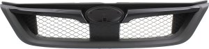 Painted Black Shell and Insert Grille for Subaru Impreza Sedan/Wagon 2011-2014, Excludes Emblem and Nameplate, Suitable for WRX Models / Base / Limited / Premium Models, Replacement