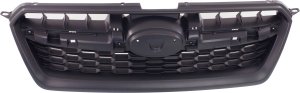 Grille for Subaru Impreza 2012-2014, Sedan/Wagon, Painted Black Shell and Insert, Excluding WRX Models, Replacement