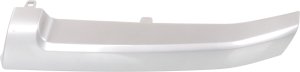 Grille Molding for Subaru Impreza Sedan/Wagon 2012-2014, Left (Driver), Silver Painted, Adhesive, Excluding WRX Models, Replacement