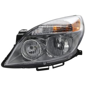 Headlight Assembly for Saturn Aura 2007-2009, Left (Driver), Halogen, Replacement