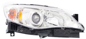 Headlight Assembly for Subaru Impreza 2012-2014, Right (Passenger), Halogen, Suitable for WRX Models, Sedan/Wagon, Replacement