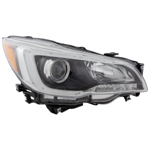 Headlight Assembly for Subaru Legacy/Outback 2015-2017, Right (Passenger) Side, Halogen, Black Interior, Excluding 3.6L Limited Model, Replacement
