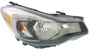 Headlight Assembly for Subaru Impreza (2014) and XV Crosstrek (2014-2015), Right (Passenger), Halogen, Excluding WRX Models, Replacement