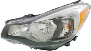 Headlight Assembly for Subaru Impreza 2014-2014 and XV Crosstrek 2014-2015, Left (Driver), Halogen, Excluding WRX Models, Replacement