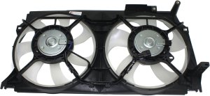Radiator Fan Assembly for Subaru BRZ 2013-2020, Scion FR-S 2013-2016, Toyota 86 2017-2020, Dual Fan, Replacement