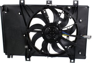 Radiator Fan Assembly for Toyota IA/YARIS 2016-2020, Sedan/Hatchback 2020, Single Fan, Replacement