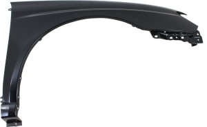 Front Fender for Subaru Impreza Sedan 2006-2007, Steel, Right (Passenger), Primed (Ready to Paint), Without Side Light Hole, Replacement