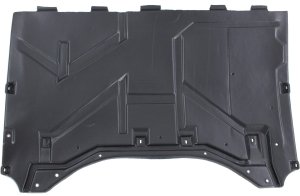 Engine Splash Shield Side Cover, Rear, for Smart FORTWO Convertible/Coupe, 2010-2013, Replacement