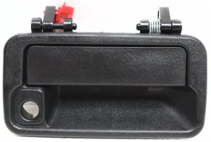 Front Exterior Door Handle for Suzuki Sidekick 1989-1998, Right (Passenger), Textured Black, 2-Door Model, Replacement