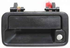 Front Exterior Door Handle for Suzuki Sidekick 1989-1998, Left (Driver), Textured Black, 2-Door Model, Replacement