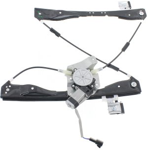 Front Window Regulator with Motor for Chevrolet Malibu 2008-2012, Power, Left (Driver), Excludes 2008 Classic Model, Replacement